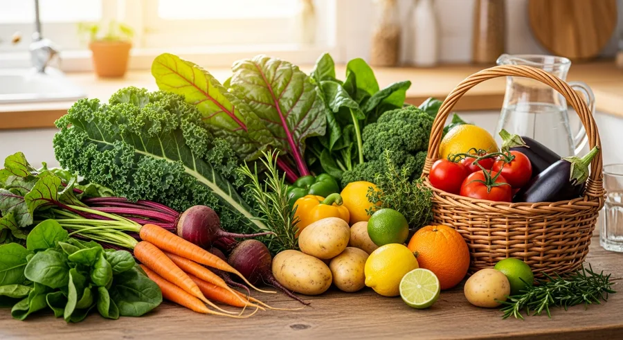 Vibrant fresh produce